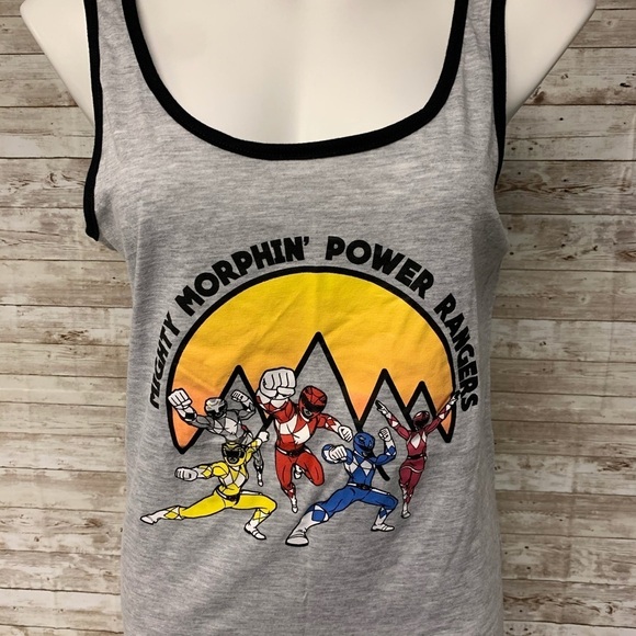 Mighty Mophin Power Rangers Graphic Tank Top - Picture 3 of 7